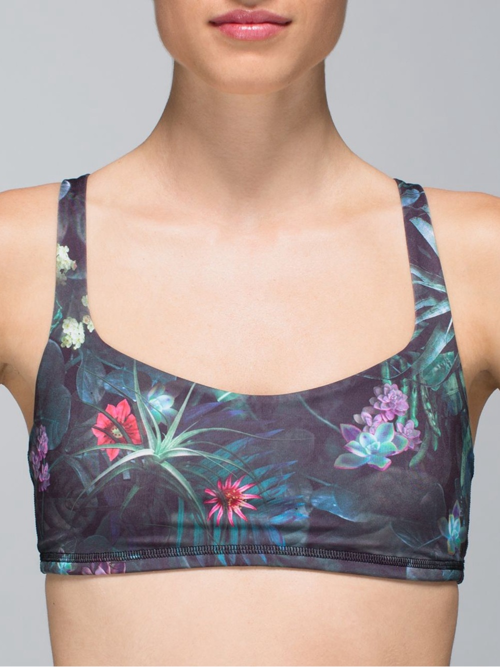 Lululemon Floral sports bra - Purple Floral